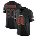 D.Broncos #60 Luke Wattenberg Player Black Impact Limited Game Ldoa Stitched Jerseys