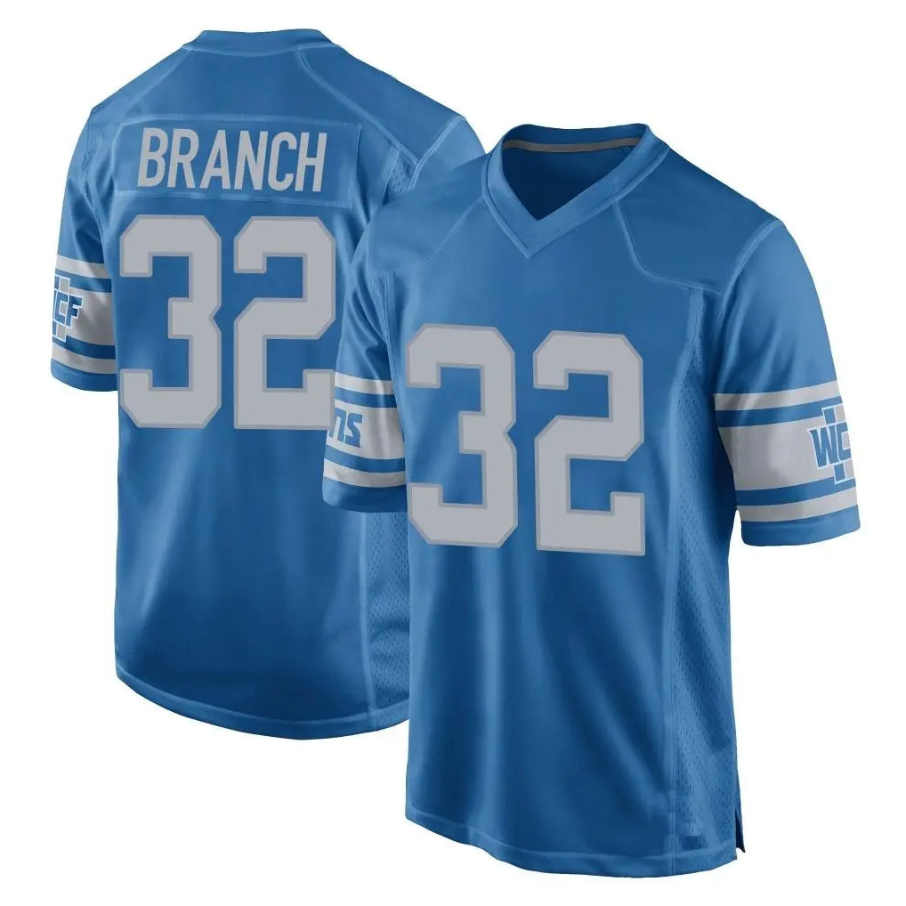 D.Lions #32 Brian Branch Player Blue Vapor Untouchable Throwback Game Ldoa Stitched Jerseys
