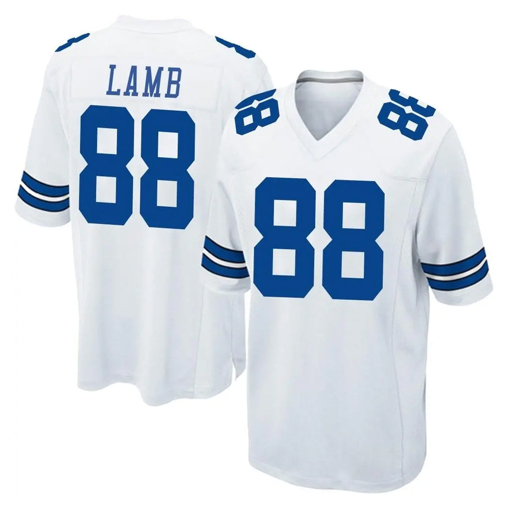 D.Cowboys #88 CeeDee Lamb Player White Home Game Ldoa Stitched Jerseys
