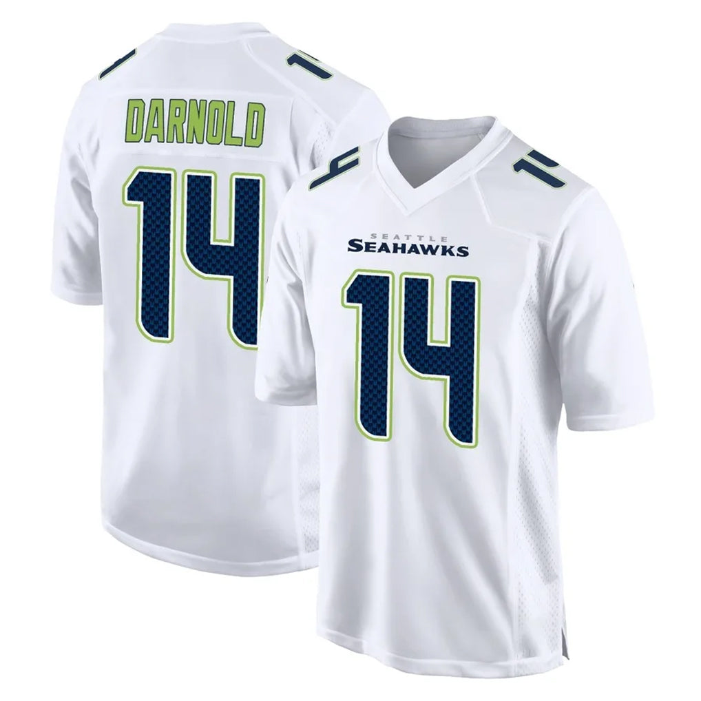S.Seahawks #14 Sam Darnold Player White Tundra Fashion Home Game Ldoa Stitched Jerseys