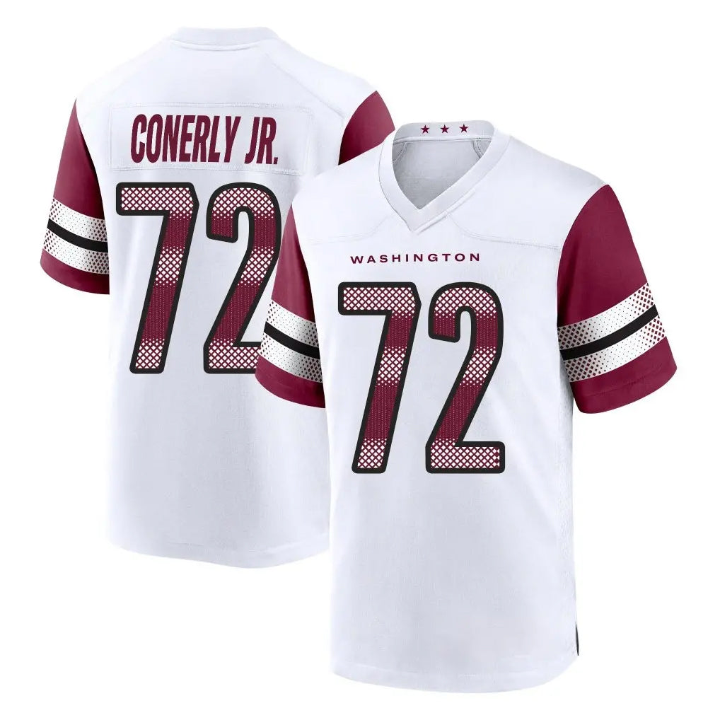 W.Commanders #72 Josh Conerly Jr. Player White Game Home Ldoa Stitched Jerseys