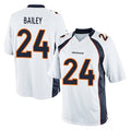 D.Broncos #24 Champ Bailey Player White Game Ldoa Stitched Jerseys