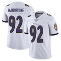 B.Ravens #92 Nnamdi Madubuike Player White Vapor F.U.S.E. Limited Ldoa Stitched Jerseys
