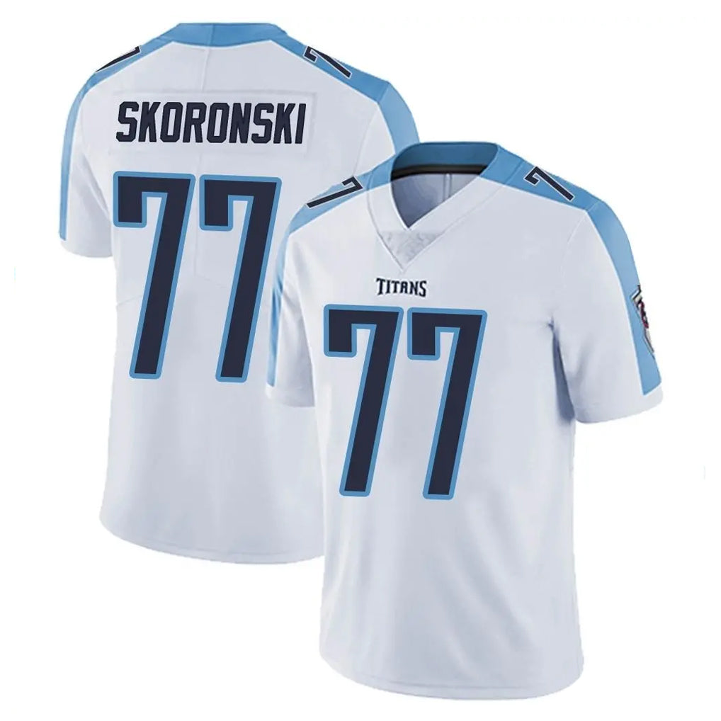 T.Titans #77 Peter Skoronski Player White Limited Vapor Untouchable Home Game Ldoa Stitched Jerseys