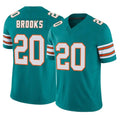 M.Dolphins #20 Jordyn Brooks Player Aqua Limited Alternate Vapor F.U.S.E. Home Game Ldoa Stitched Jerseys