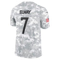 D.Broncos #7 John Elway Player Arctic Camo Salute to Service Limited Ldoa Stitched Jerseys