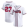 A.Braves #23 Michael Harris II Player White Limited Elite Home Game Ldoa Stitched Jerseys