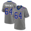 B.Bills #64 O'Cyrus Torrence Player Gray Nickel City Home Game Ldoa Stitched Jerseys