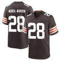 C.Browns #28 Emmanuel McNeil-Warren Player Brown Home Game Ldoa Stitched Jerseys