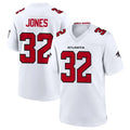 A.Falcons #32 Cash Jones Player White Team Color Home Game Ldoa Stitched Jerseys