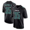P.Eagles #35 Michael Carter II Player Carbon Black Fashion Home Game Ldoa Stitched Jerseys