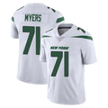 NY.Jets #71 Josh Myers Player White Spotlight Limited Vapor Home Game Ldoa Stitched Jerseys