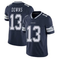 D.Cowboys #13 Caleb Downs Player Navy Vapor Untouchable Limited Home Game Ldoa Stitched Jerseys