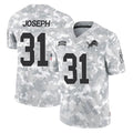 D.Lions #31 Kerby Joseph Player Arctic Camo Salute To Service Limited Ldoa Stitched Jerseys