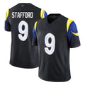 LA.Rams #9 Matthew Stafford Player Black Midnight Rivalries Collection Limited Home Game Ldoa Stitched Jerseys