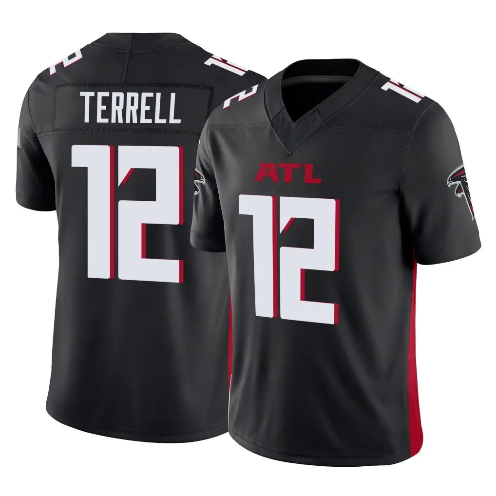 A.Falcons #12 Avieon Terrell Player Black Alternate Vapor F.U.S.E. Limited Ldoa Stitched Jerseys