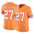 TB.Buccaneers #27 Zyon McCollum Player Orange Limited Vapor F.U.S.E. Home Game Ldoa Stitched Jerseys