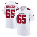 A.Falcons #65 Matthew Bergeron Player White Team Color Home Game Ldoa Stitched Jerseys