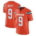 C.Browns #9 Grant Delpit Player Orange Alternate Vapor Untouchable Limited Home Game Ldoa Stitched Jerseys