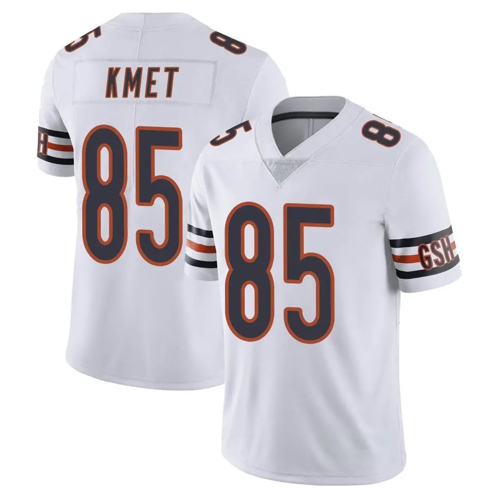 C.Bears #85 Cole Kmet Player White Vapor Untouchable Limited Home Game Ldoa Stitched Jerseys