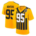P.Steelers #95 Keeanu Benton Player Gold Limited 1933 Throwback Home Game Ldoa Stitched Jerseys