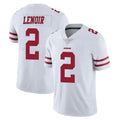 SF.49ers #2 Deommodore Lenoir Player White Limited Vapor Untouchable Home Game Ldoa Stitched Jerseys