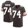 C.Browns #74 Elgton Jenkins Player Brown Home Game Ldoa Stitched Jerseys