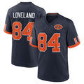 C.Bears #84 Colston Loveland Player Navy 2026 Rivalries Collection Home Game Ldoa Stitched Jerseys