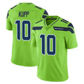 S.Seahawks #10 Cooper Kupp Player Green Limited Color Rush Home Game Ldoa Stitched Jerseys