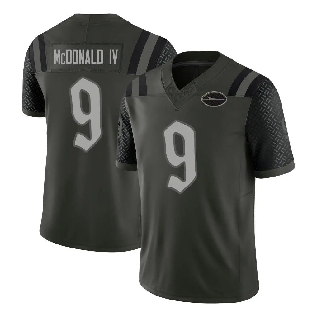 NY.Jets #9 Will McDonald IV Player Green Limited 2025 Rivalries Collection Home Game Ldoa Stitched Jerseys