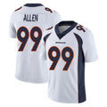 D.Broncos #99 Zach Allen Player White Vapor Untouchable Limited Home Game Ldoa Stitched Jerseys