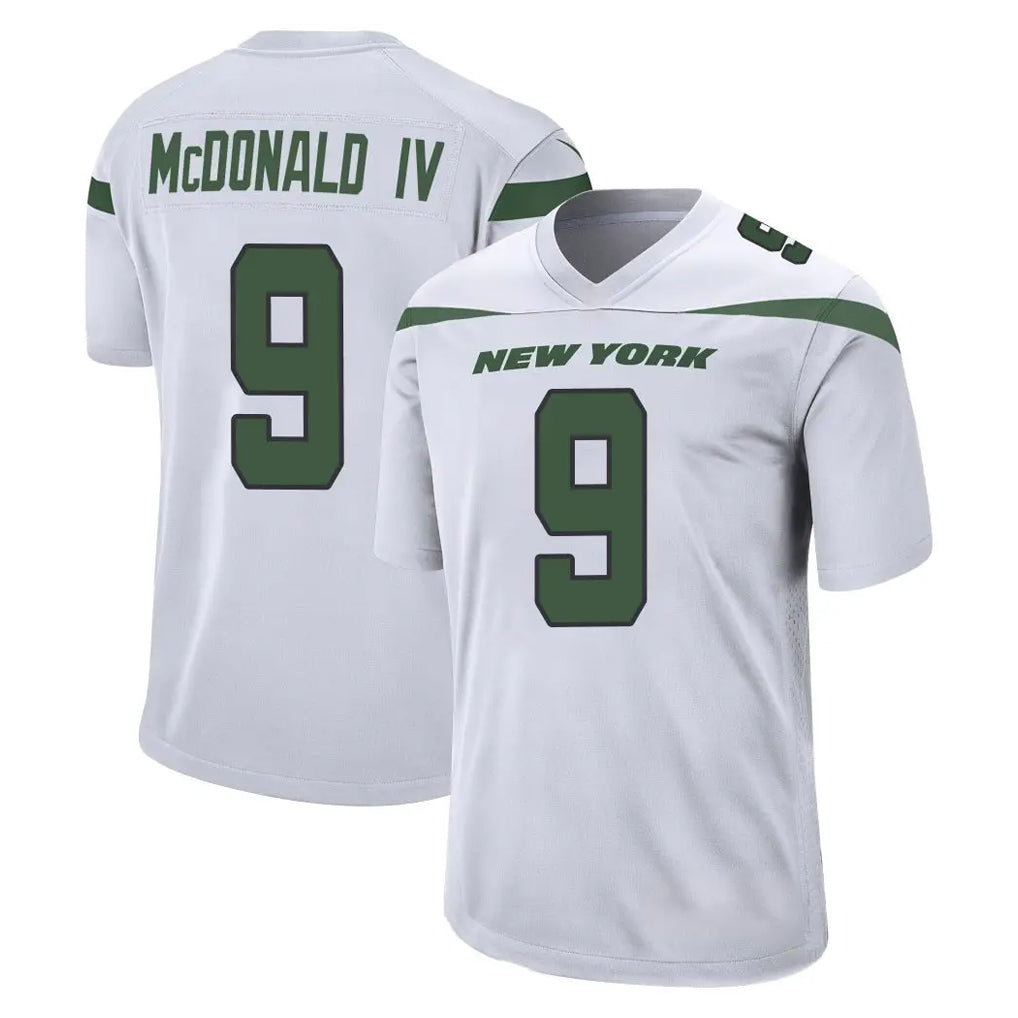 NY.Jets #9 Will McDonald IV Player White Spotlight Home Game Ldoa Stitched Jerseys