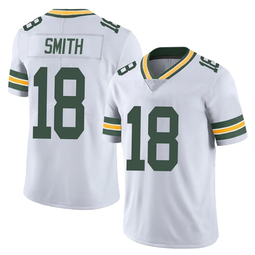 GB.Packers #18 Jonnu Smith Player White Vapor Untouchable Limited Home Game Ldoa Stitched Jerseys