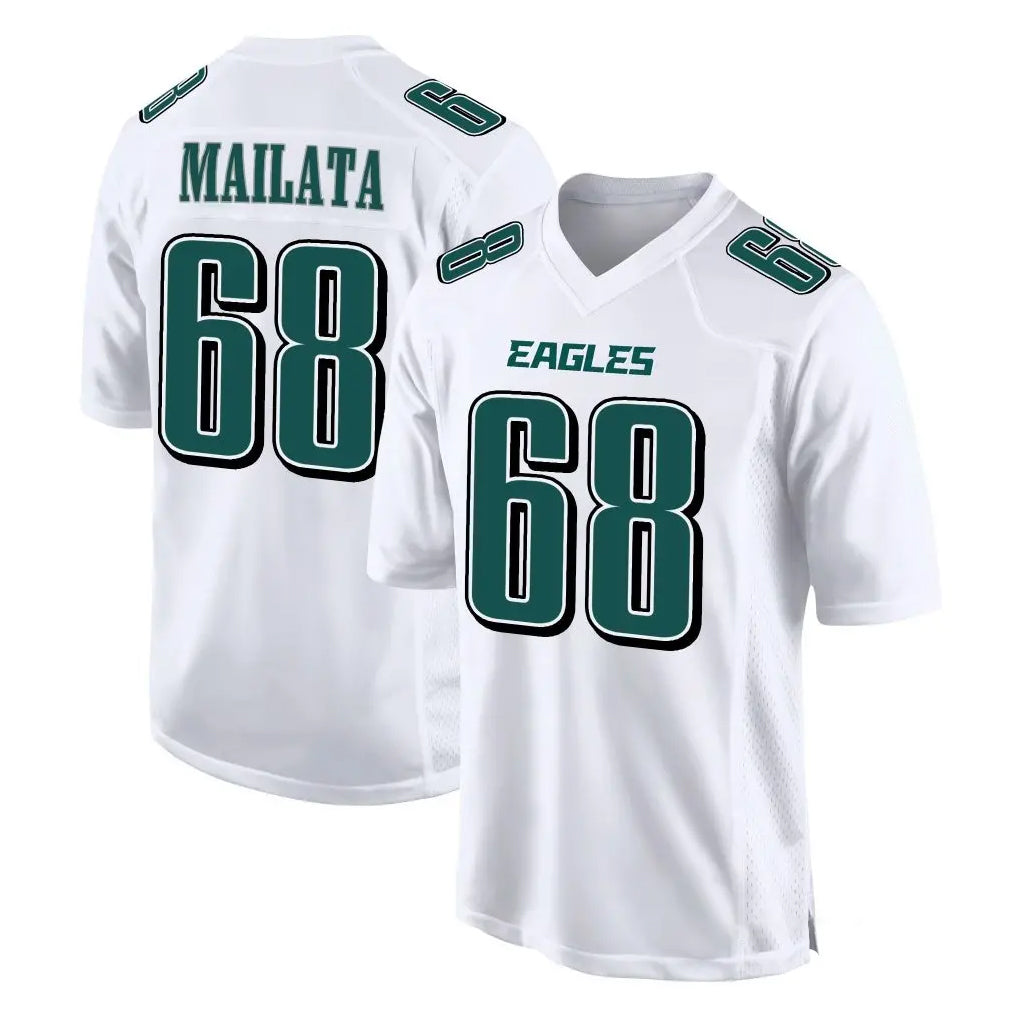 P.Eagles #68 Jordan Mailata Player White Tundra Fashion Home Game Ldoa Stitched Jerseys