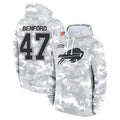 B.Bills #47 Christian Benford Player Arctic Camo Salute to Service Hoodies Limited Ldoa Stitched Jerseys