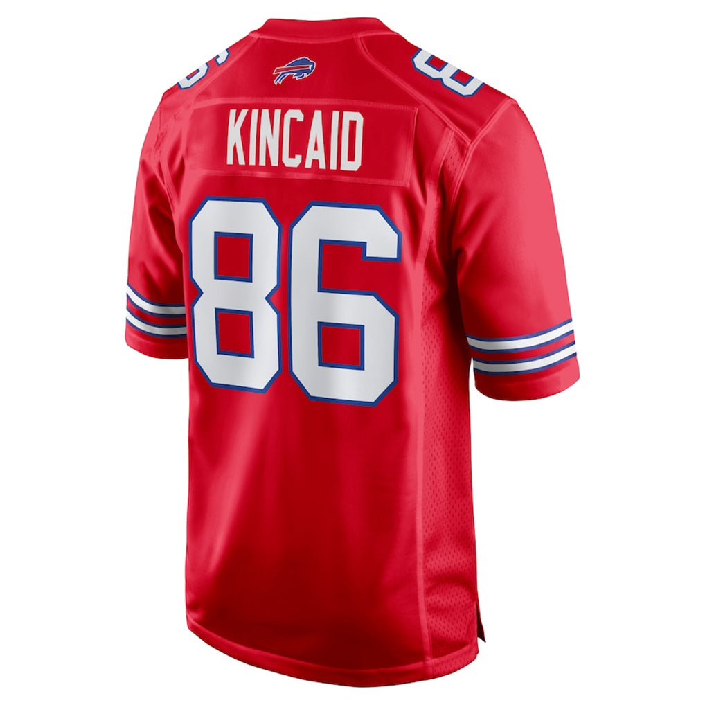 B.Bills #86 Dalton Kincaid Player Red Home Game Ldoa Stitched Jerseys