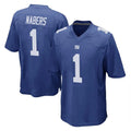 NY.Giants #1 Malik Nabers Player Royal Home Game Ldoa Stitched Jerseys