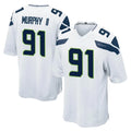 S.Seahawks #91 Byron Murphy II Player White Home Game Ldoa Stitched Jerseys