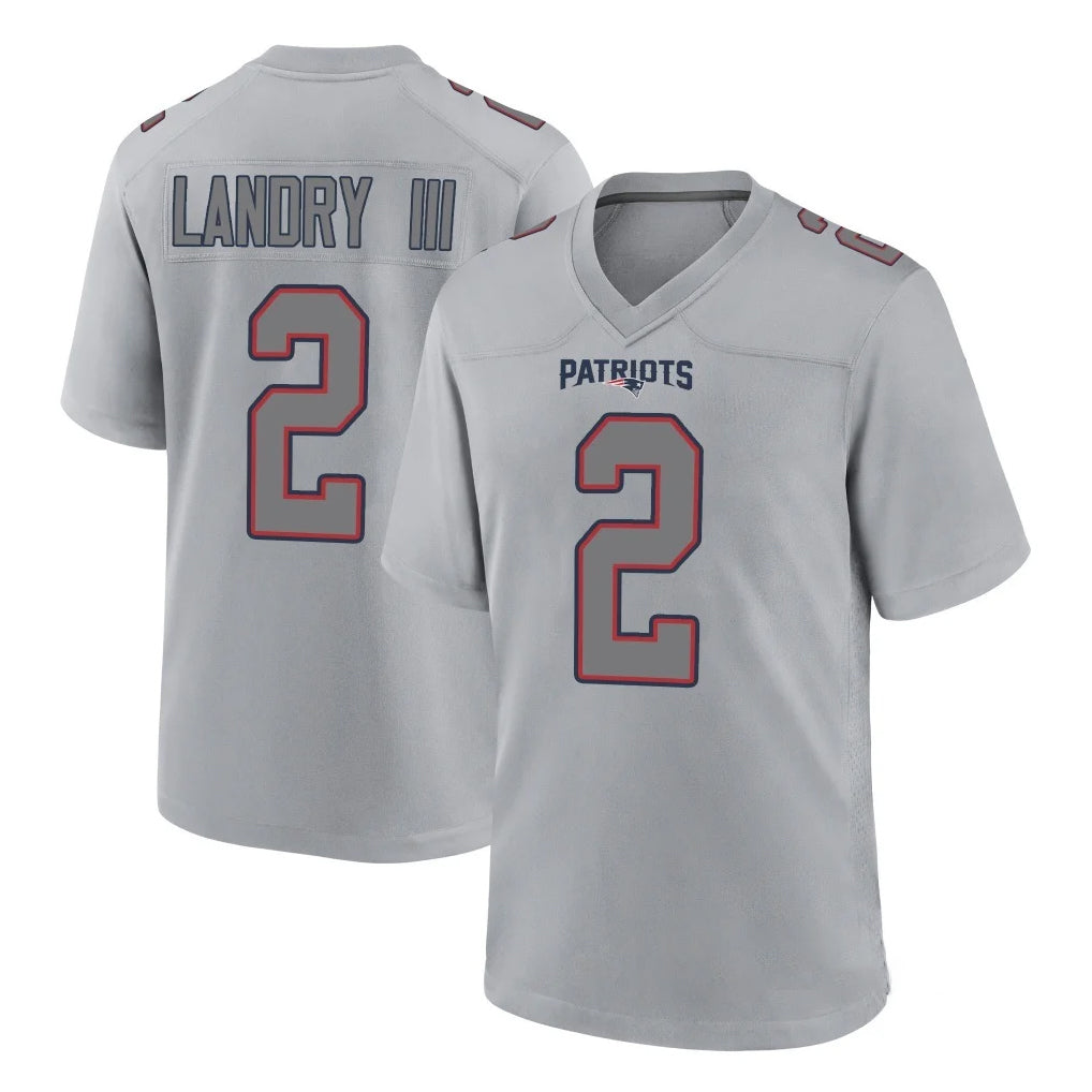 NE.Patriots #2 Harold Landry III Player Gray Fashion Limited Home Game Ldoa Stitched Jerseys
