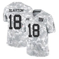 NY.Giants #18 Darius Slayton Player Arctic Camo Salute To Service Limited Game Ldoa Stitched Jerseys