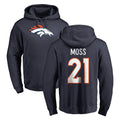 D.Broncos #21 Riley Moss Player Navy Pullover Hoodie Limited Ldoa Stitched Jerseys