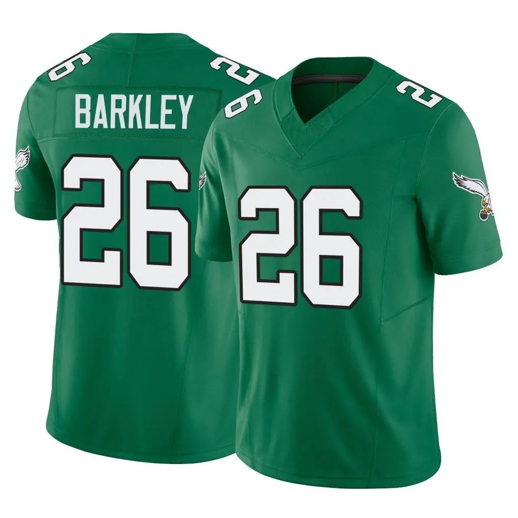 P.Eagles #26 Saquon Barkley Player Green Kelly Alternate Vapor F.U.S.E. Home Game Ldoa Stitched Jerseys