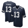 D.Cowboys #13 Caleb Downs Player Navy Home Game Ldoa Stitched Jerseys