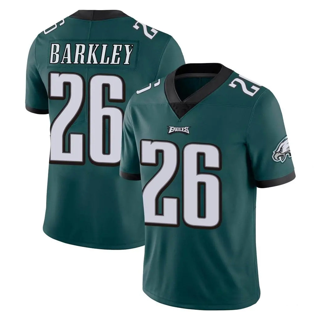 P.Eagles #26 Saquon Barkley Player Team Color Green Vapor Untouchable Home Game Ldoa Stitched Jerseys