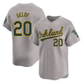 Athletics #20 Zack Gelof Player Gray Road Limited Home Game Ldoa Stitched Jerseys