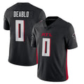 A.Falcons #0 Divine Deablo Player Black Vapor Limited Home Game Ldoa Stitched Jerseys