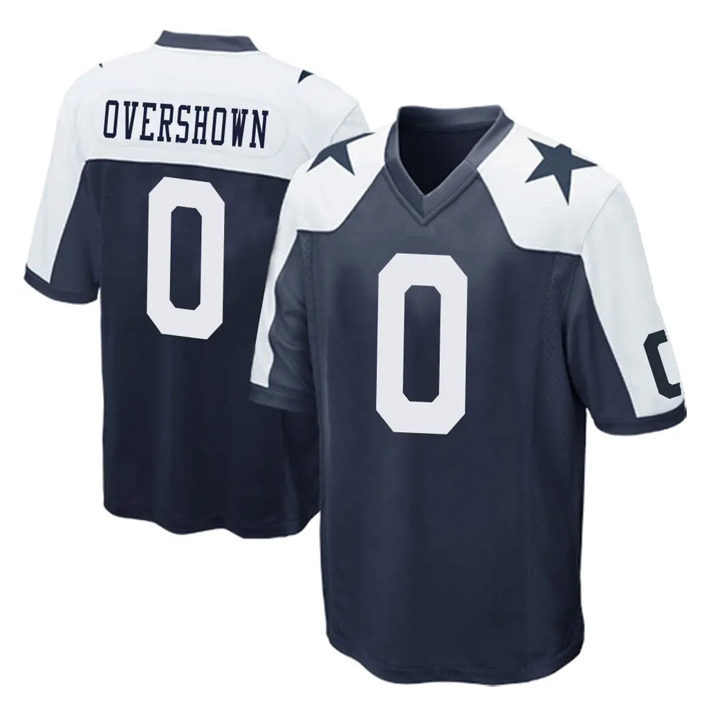 D.Cowboys #0 DeMarvion Overshown Player Navy-White Alternate Home Game Ldoa Stitched Jerseys