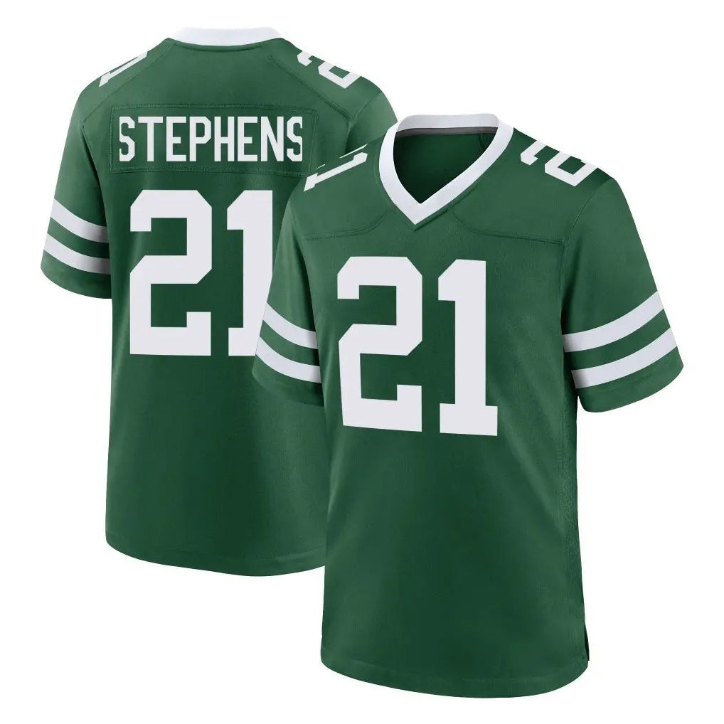 NY.Jets #21 Brandon Stephens Player Green Legacy Home Game Ldoa Stitched Jerseys