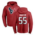 H.Texans #55 Danielle Hunter Player Red Pro Line Pullover Hoodie Limited Game Ldoa Stitched Jerseys