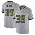 S.Seahawks #39 Ty Okada Player Grey Limited 2025 Rivalries Collection Home Game Ldoa Stitched Jerseys